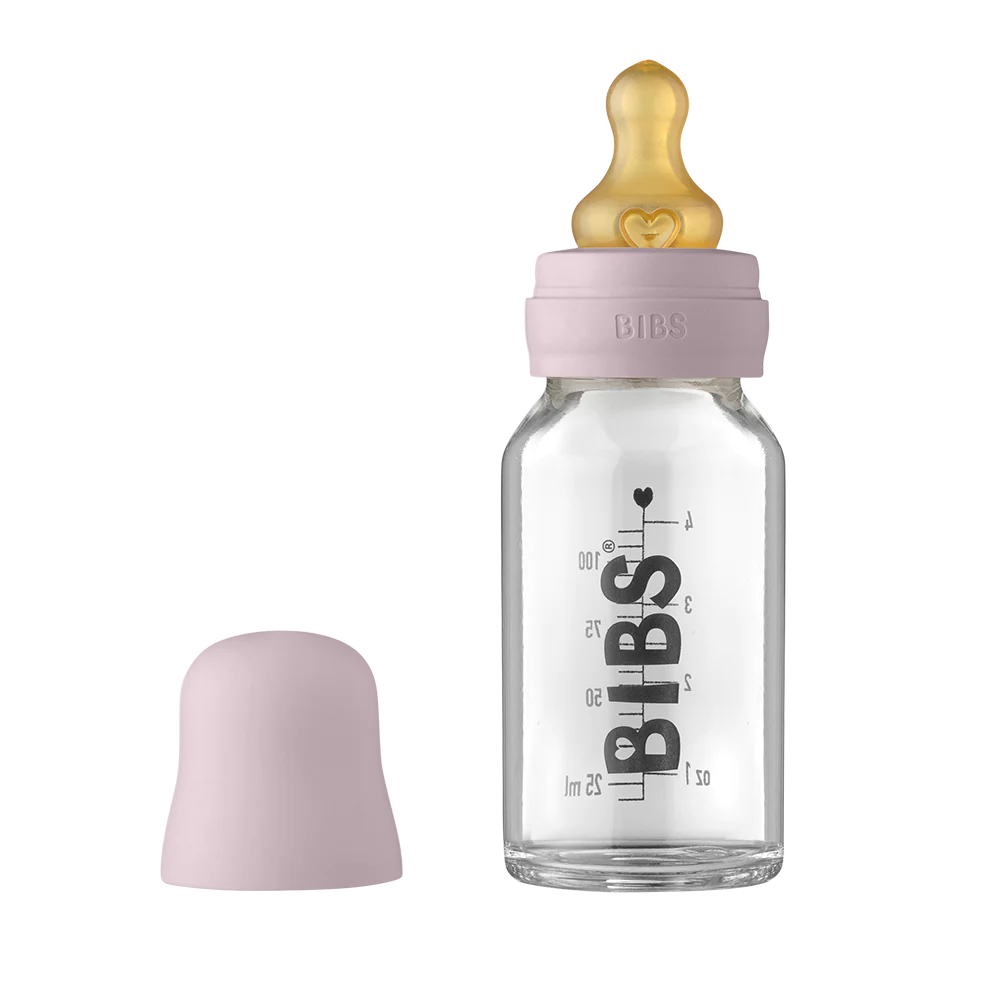 BIBS Baby Glass Bottle Complete Set - Various Colors