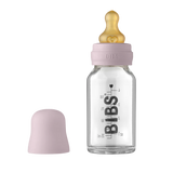 BIBS Baby Glass Bottle Complete Set : Soft Lilac