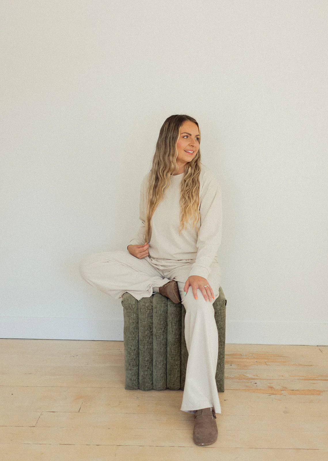 Ladies Lounge Set - Bone