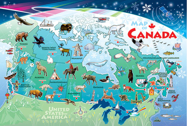 Map of Canada - Floor Puzzle