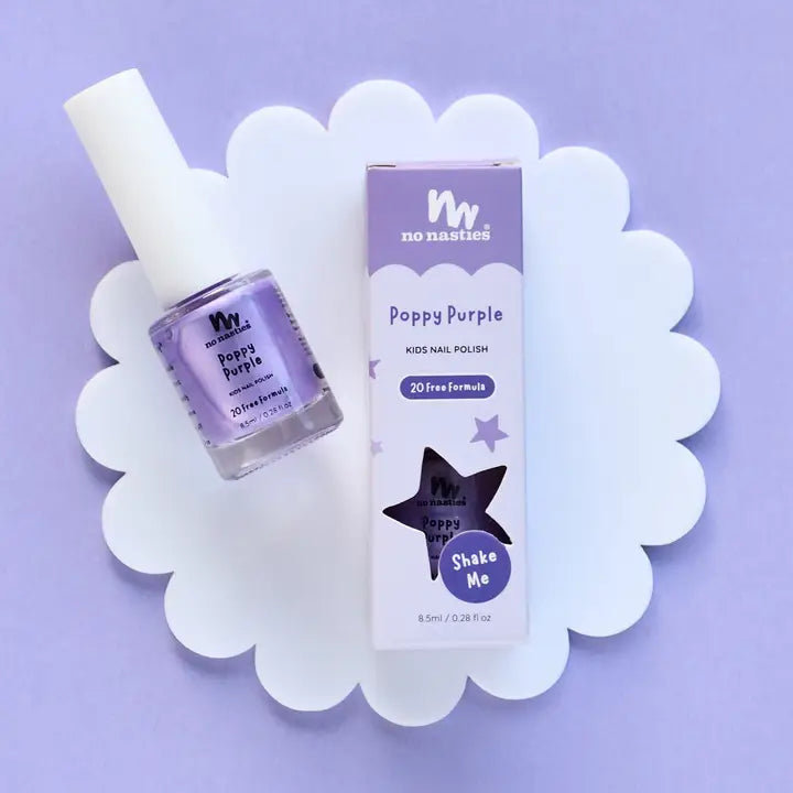 Water-Based Kids Nail Polish - Purple