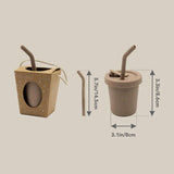 6oz + 8oz Straw Cup - Various Colors