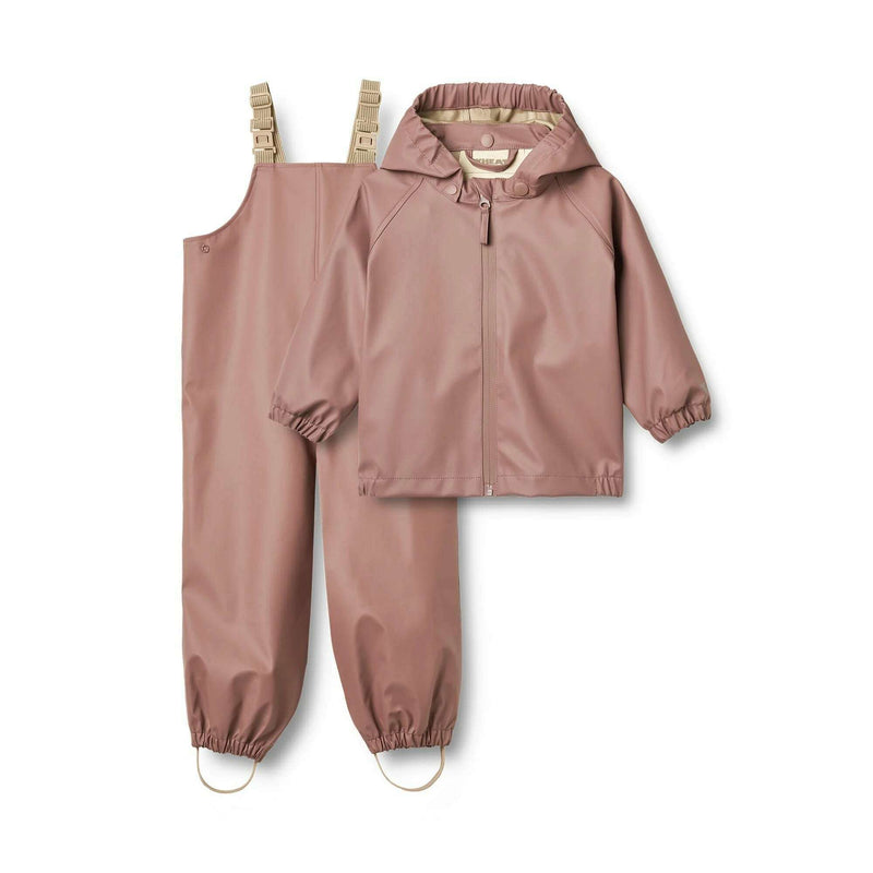 Charlie Rainwear Overall Set - Dusty Lilac