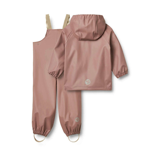 Charlie Rainwear Overall Set - Dusty Lilac