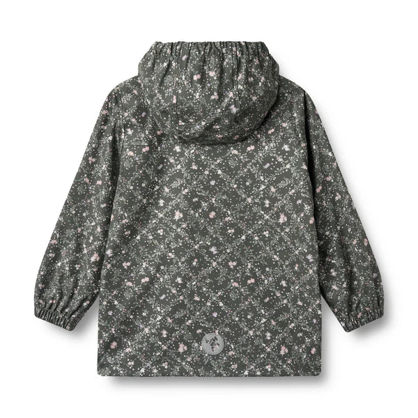 Ollo Rain Jacket - Forest Lake Checked Flowers