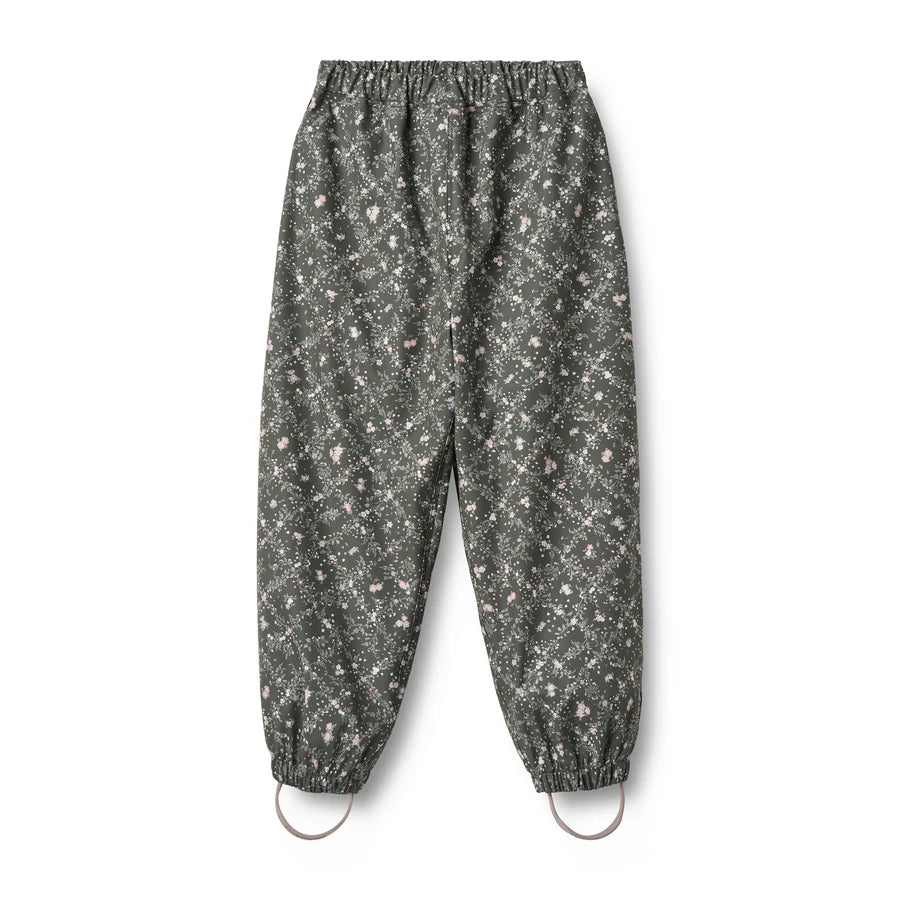 Rainwear Olo Trousers - Forest Lake Checked Flowers