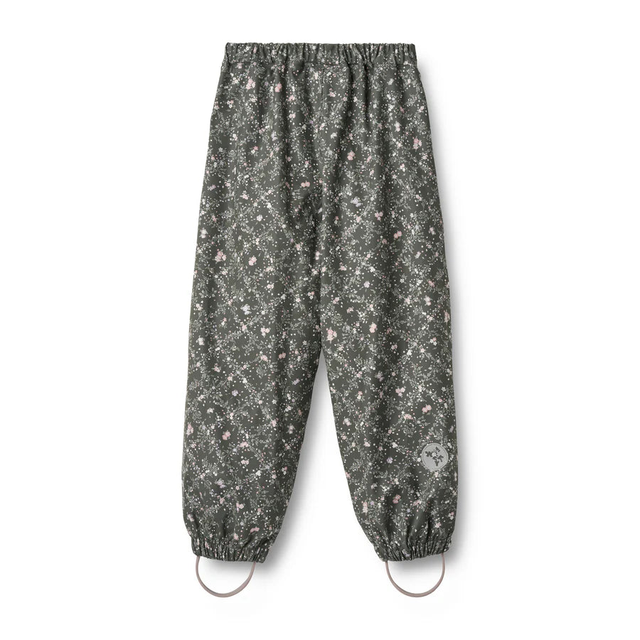Rainwear Olo Trousers - Forest Lake Checked Flowers