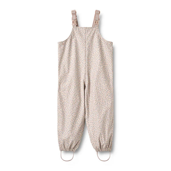 Rainwear Charlo Overalls - Lilac Blue Flowers
