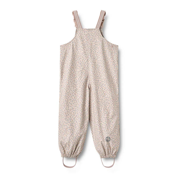Rainwear Charlo Overalls - Lilac Blue Flowers