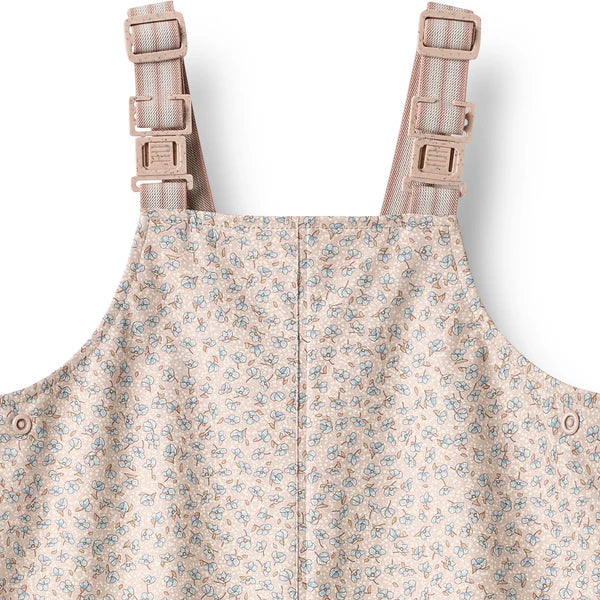 Rainwear Charlo Overalls - Lilac Blue Flowers