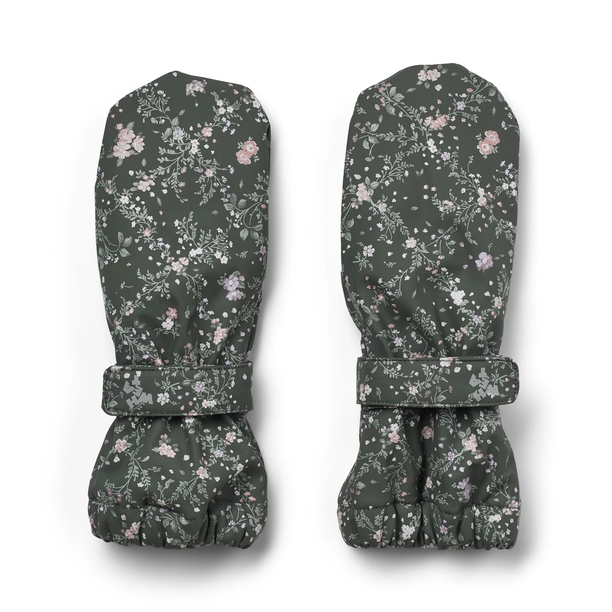 Rily Rain Mittens - Forest Lake Checked Flowers