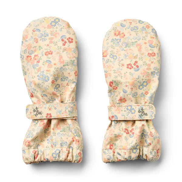 Rain Mittens Rily - Flowers and Seashells