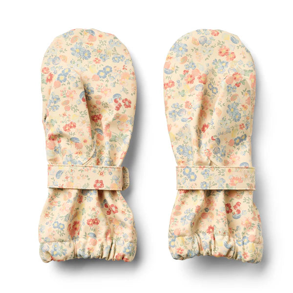 Rain Mittens Rily - Flowers and Seashells