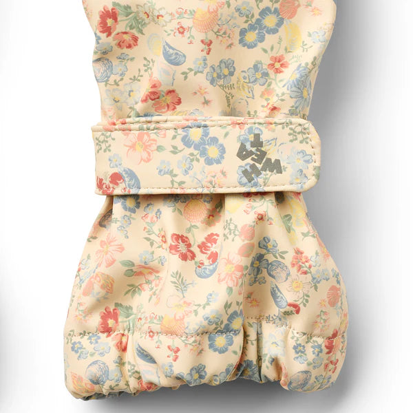 Rain Mittens Rily - Flowers and Seashells