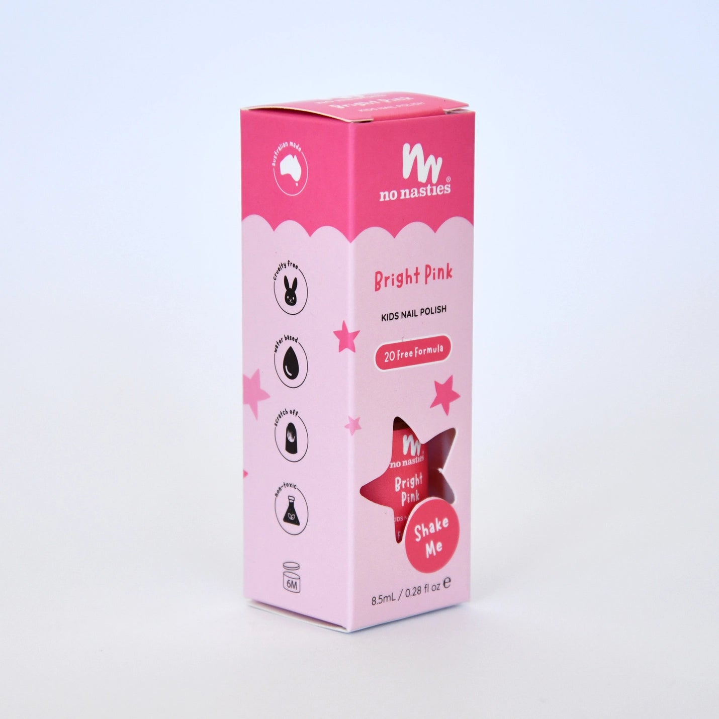 Water-Based Scratch off Nail Polish - Bright Pink