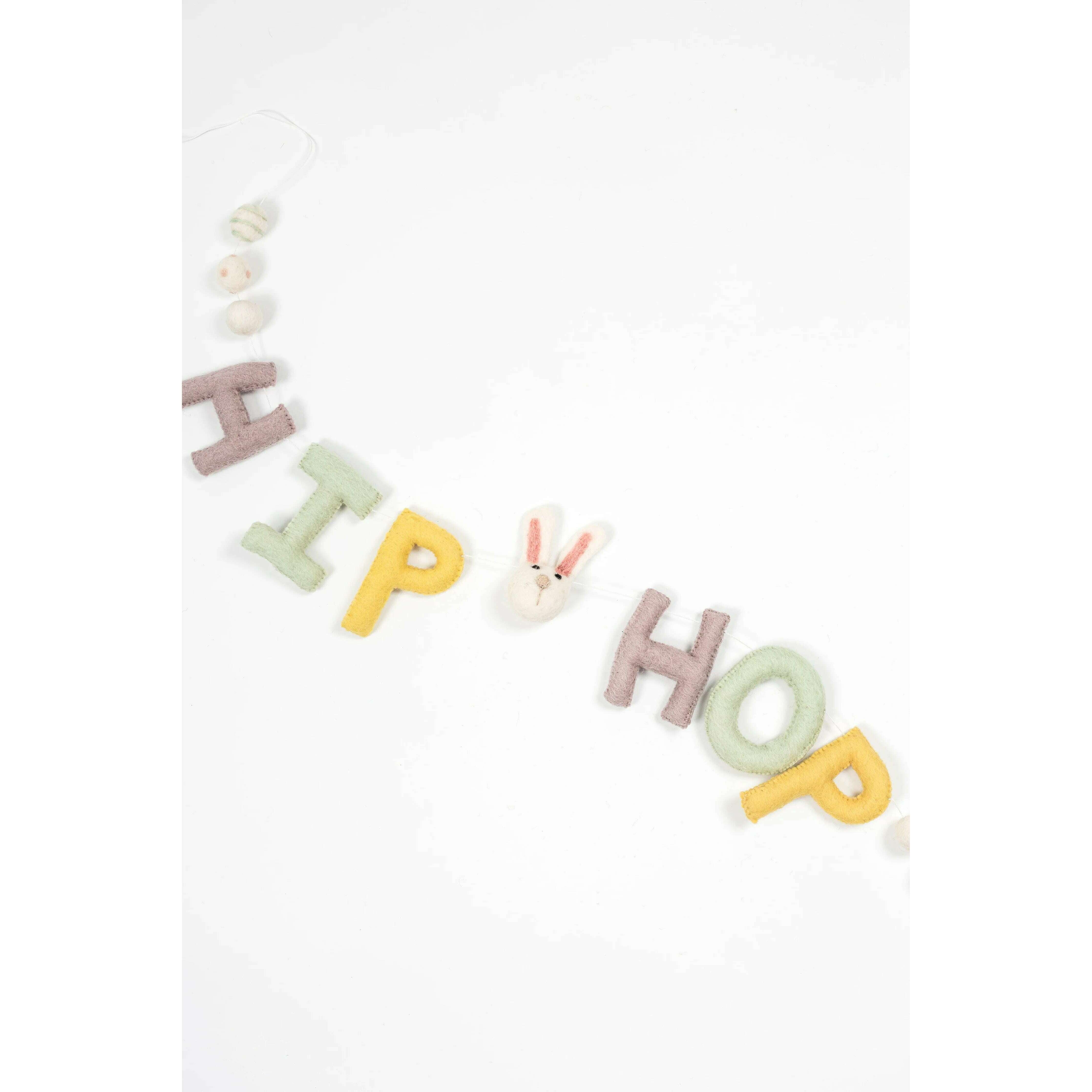 Easter Hip Hop Felt Garland