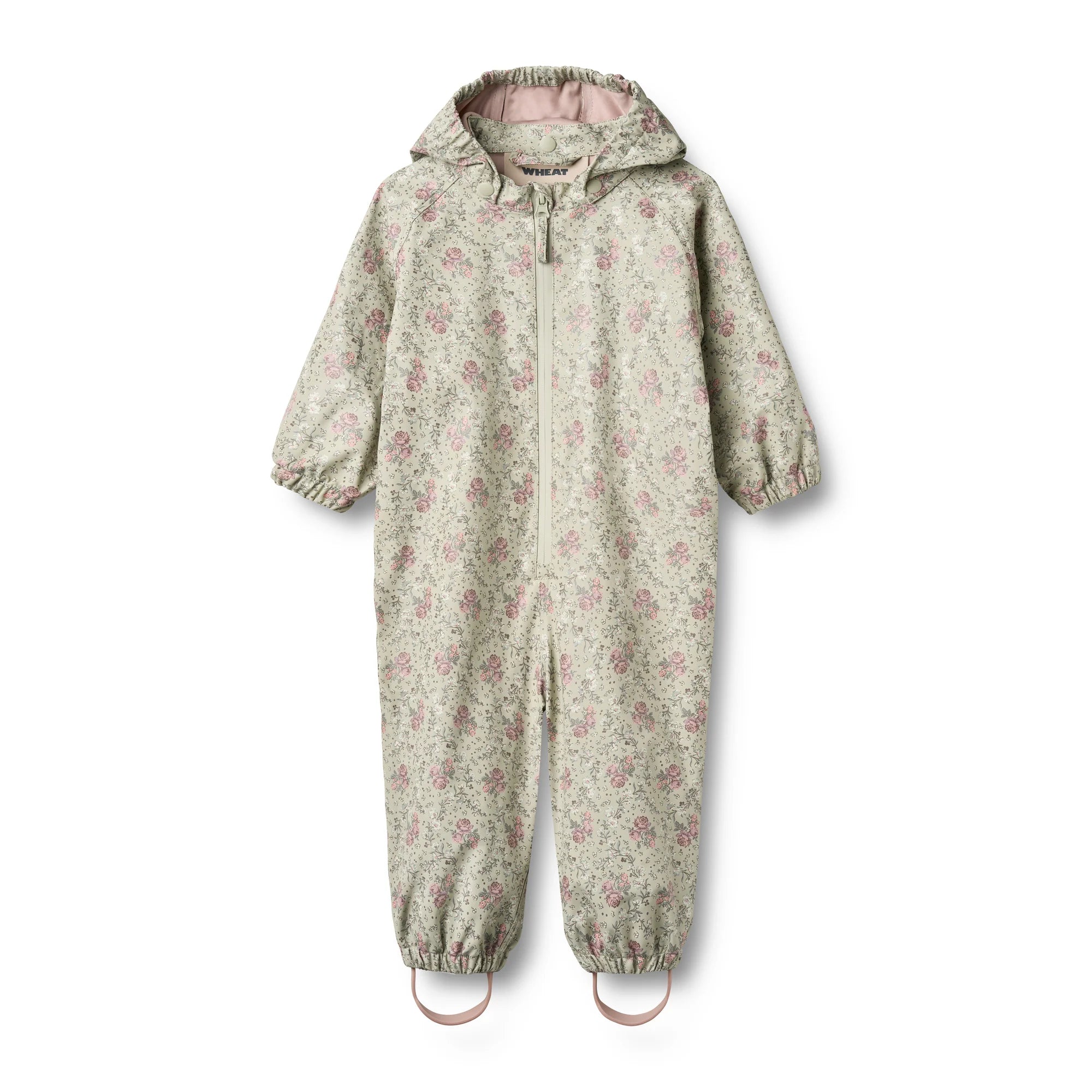 Mika Rainsuit - Pale Green Flowers