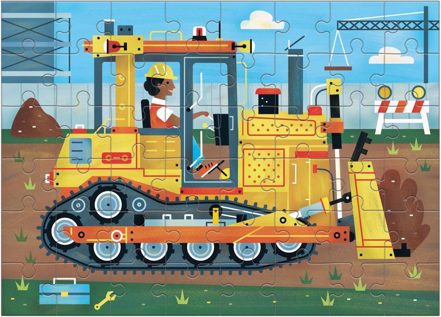 Bulldozer Mini Puzzle