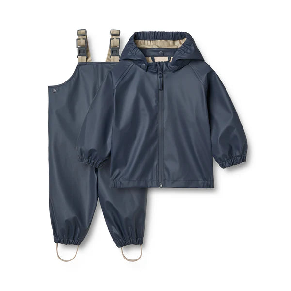 Charlie Overall Rainwear Set - Ink