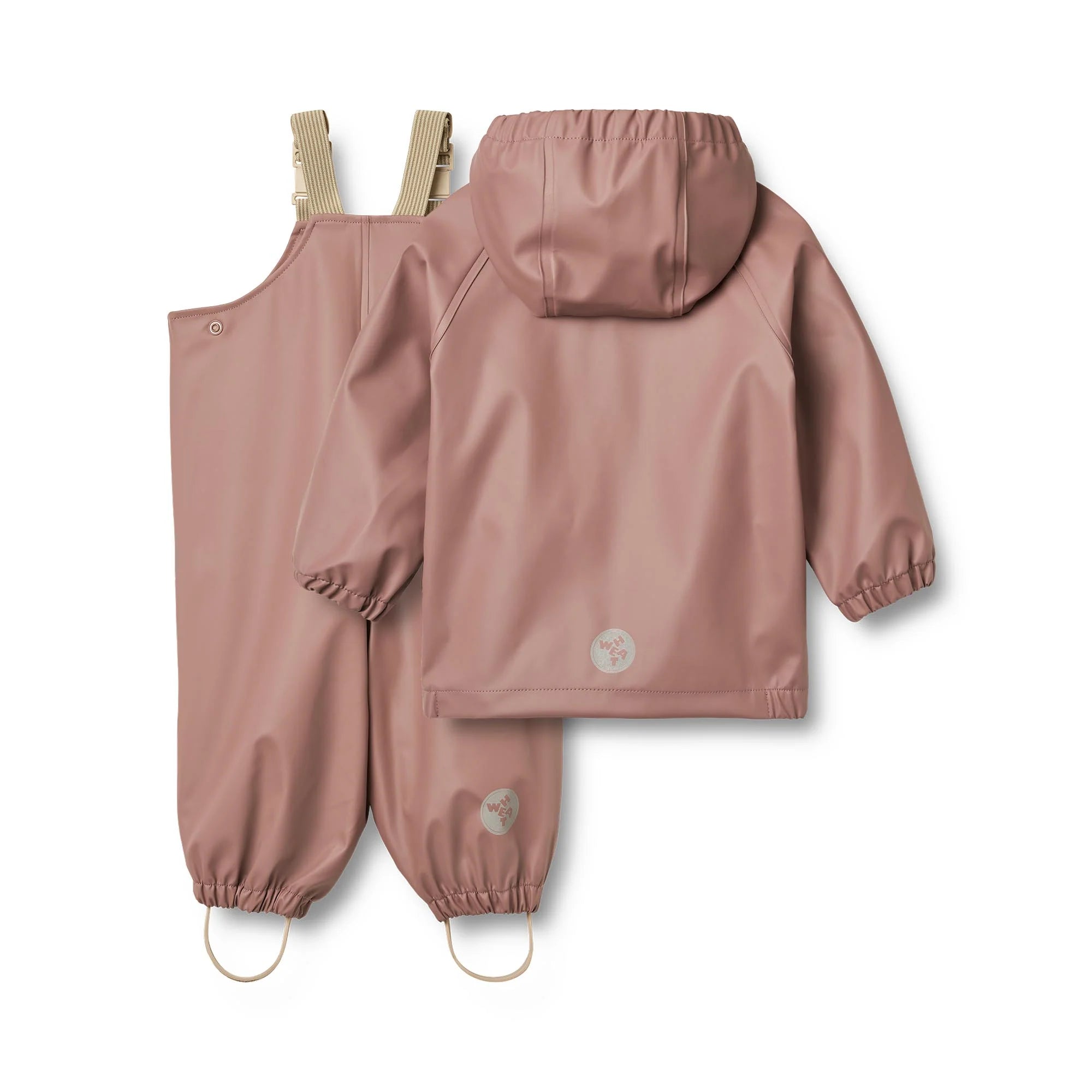 Charlie Overall Rainwear Set Rainsuit - Dusty Lilac