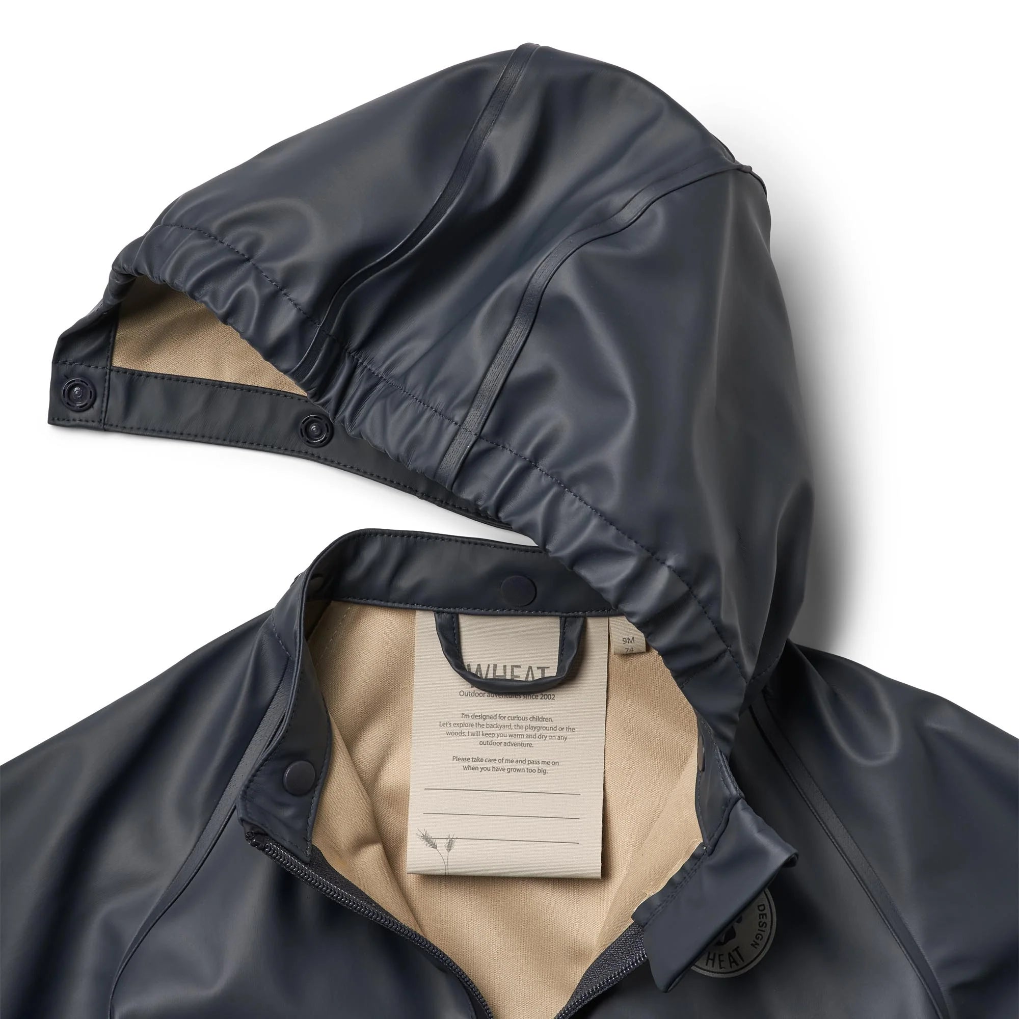Charlie Overall Rainwear Set - Ink