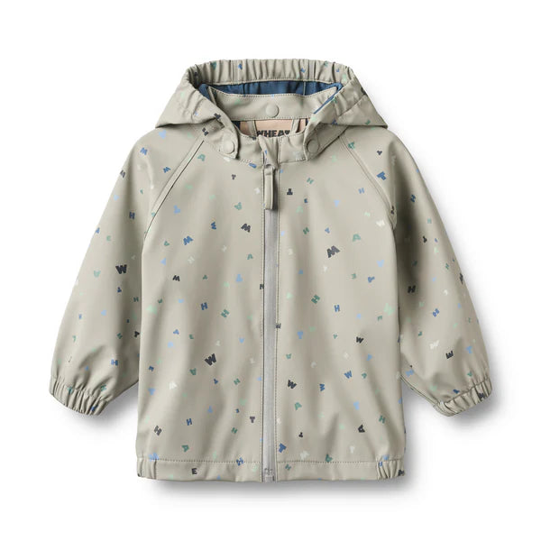 Rainwear Chardy Jacket - Light Flint Letters