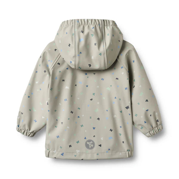 Rainwear Chardy Jacket - Light Flint Letters