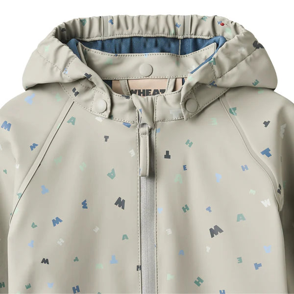 Rainwear Chardy Jacket - Light Flint Letters