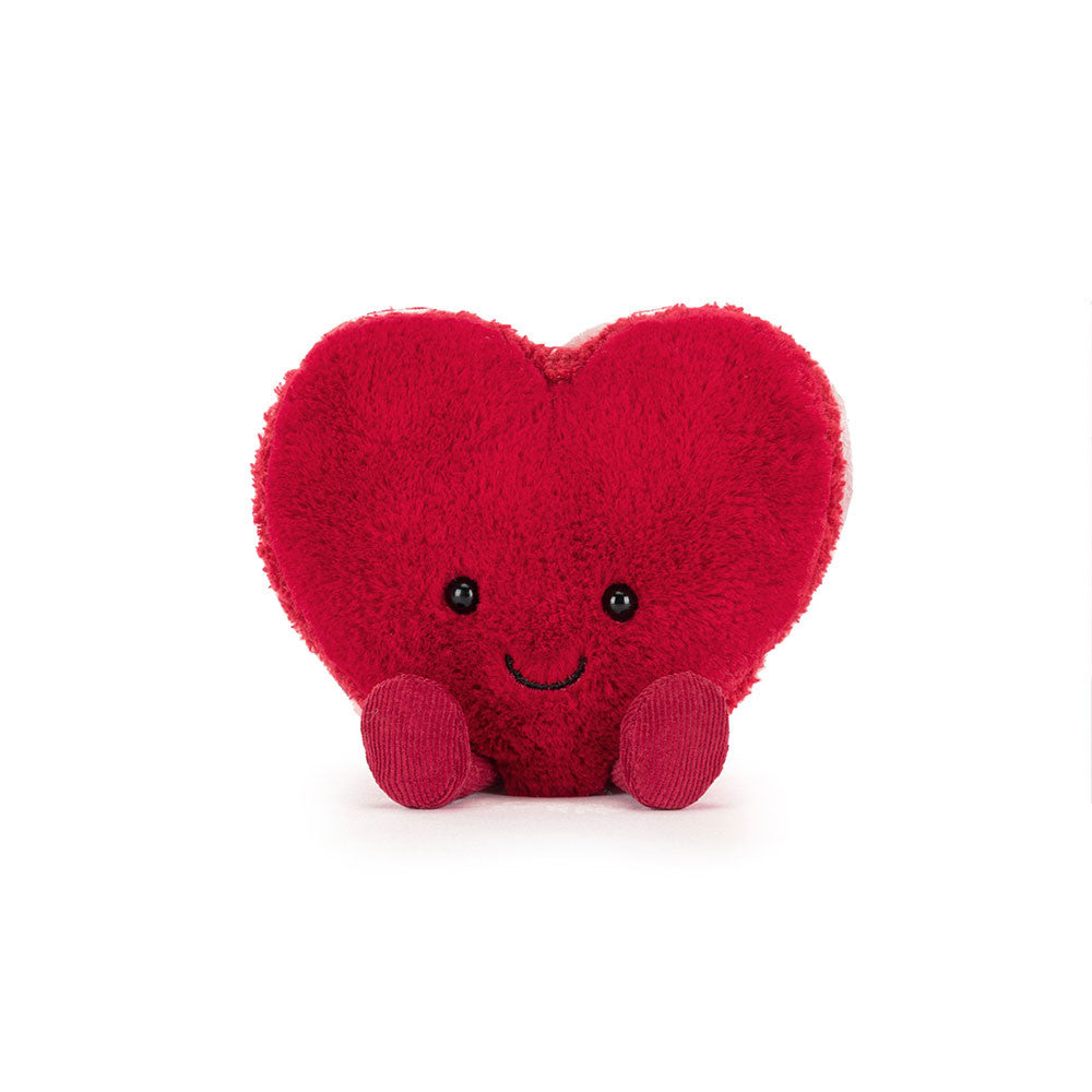 Amuseables Arlette Heart Macaron - Red