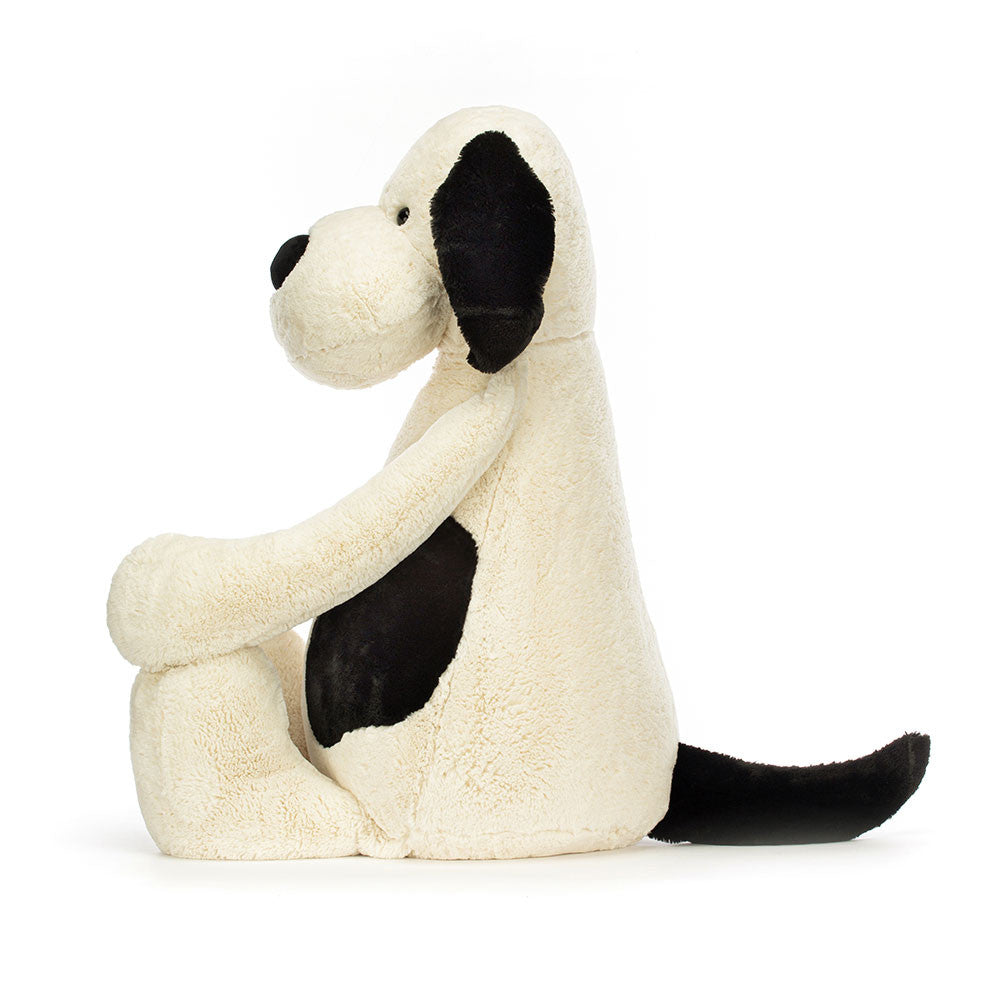 Bashful Rufferty Black & Cream Puppy - Gigantic