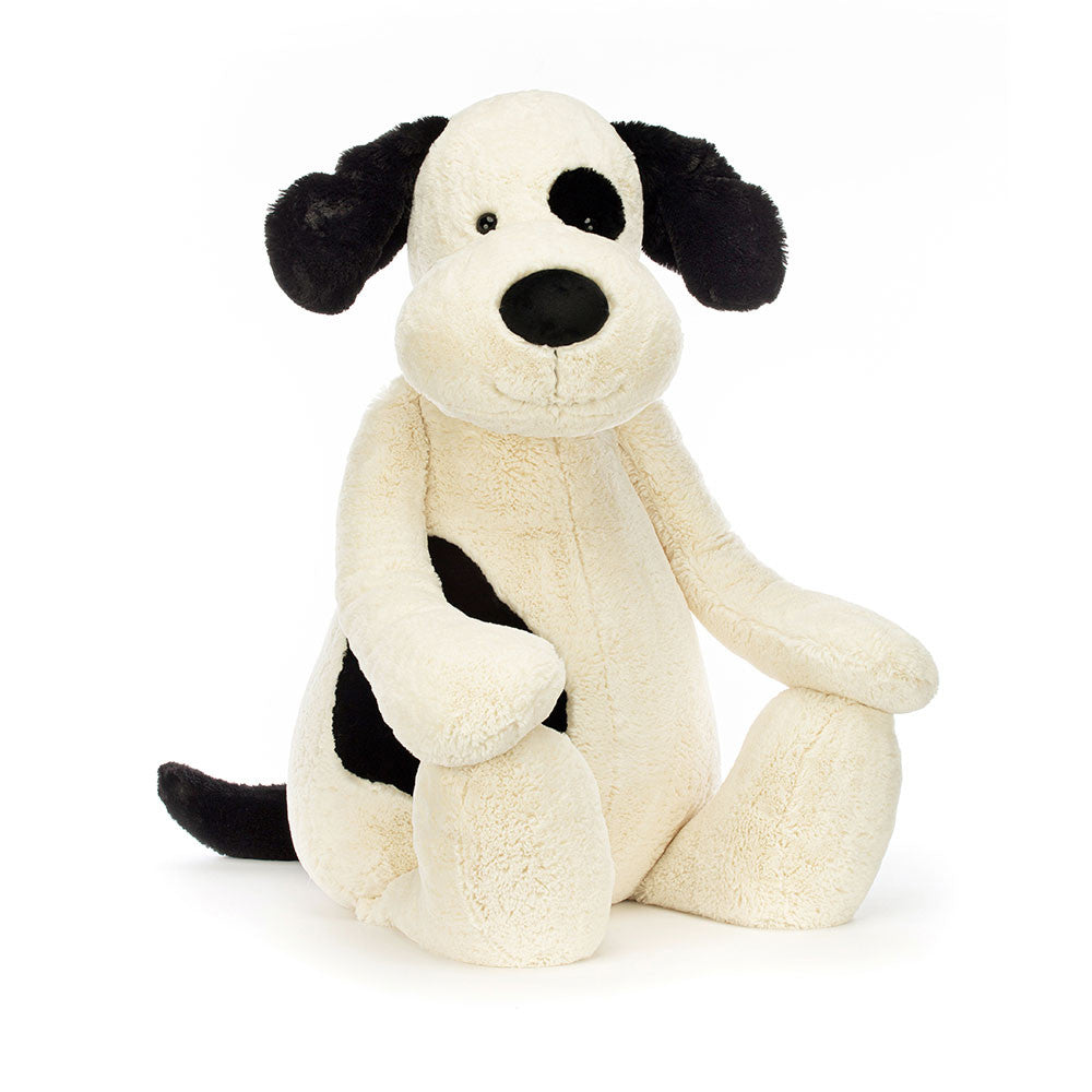 Bashful Rufferty Black & Cream Puppy - Gigantic