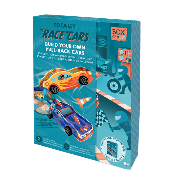 Totally Race Cars - Pull-Back Race Cars Art Set