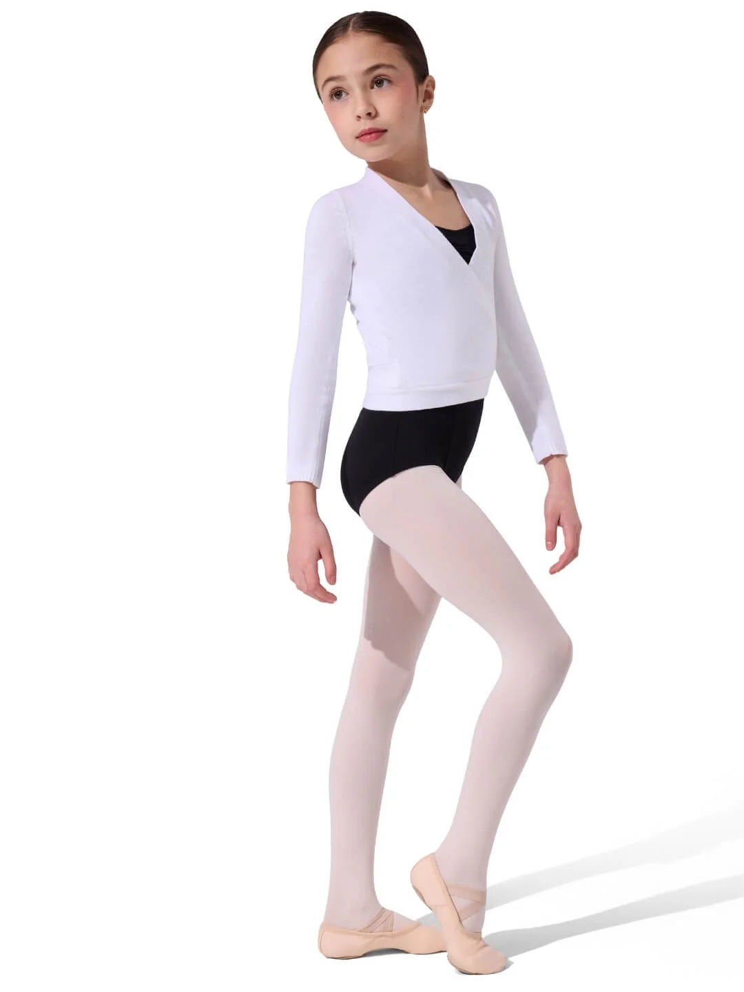 Wrap Sweater - White