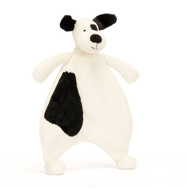 Bashful Puppy Comforter - Black & Cream