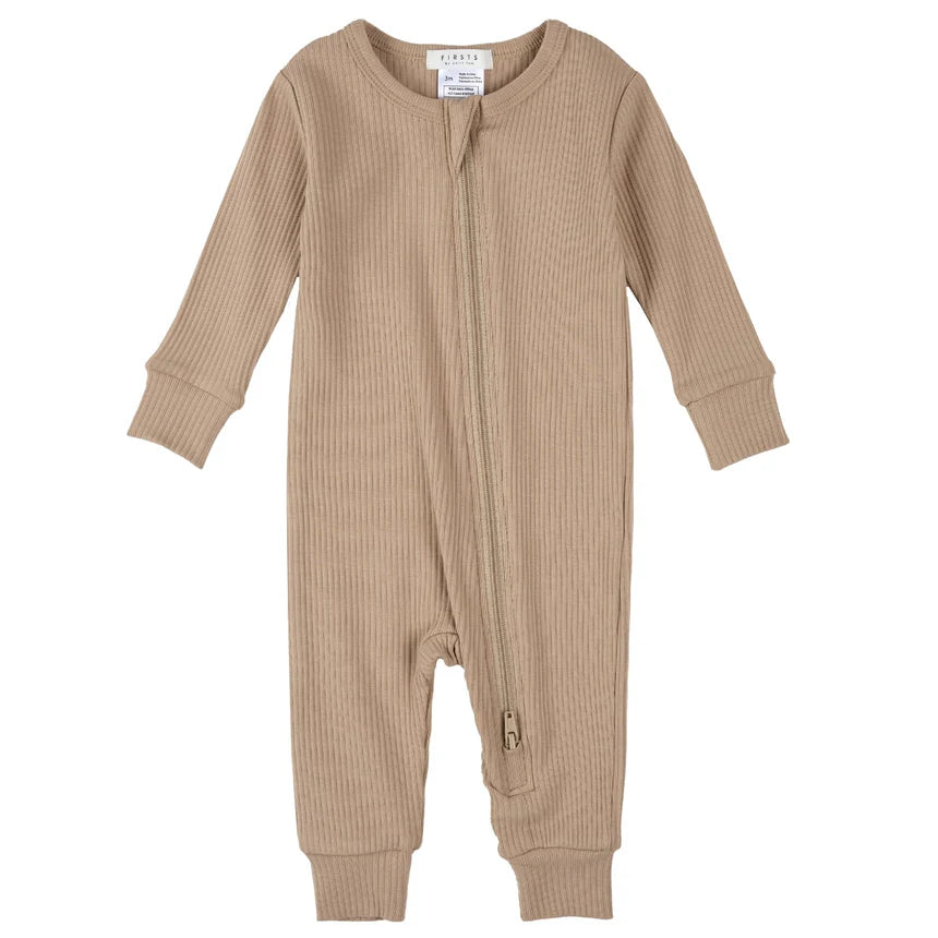 Light Taupe Modal Ribbed Sleeper