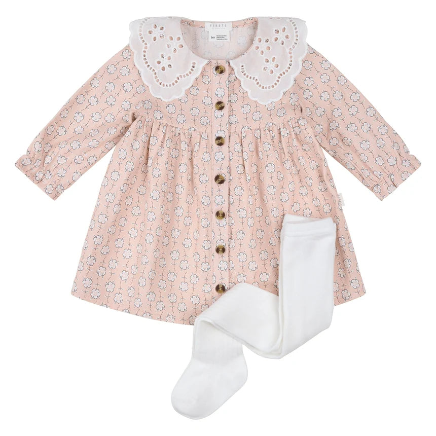 Floral Scalloped Dress