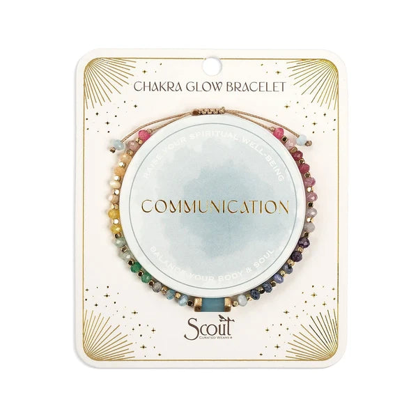 Chakra Glow Bracelet - Communication/Throat/Gold