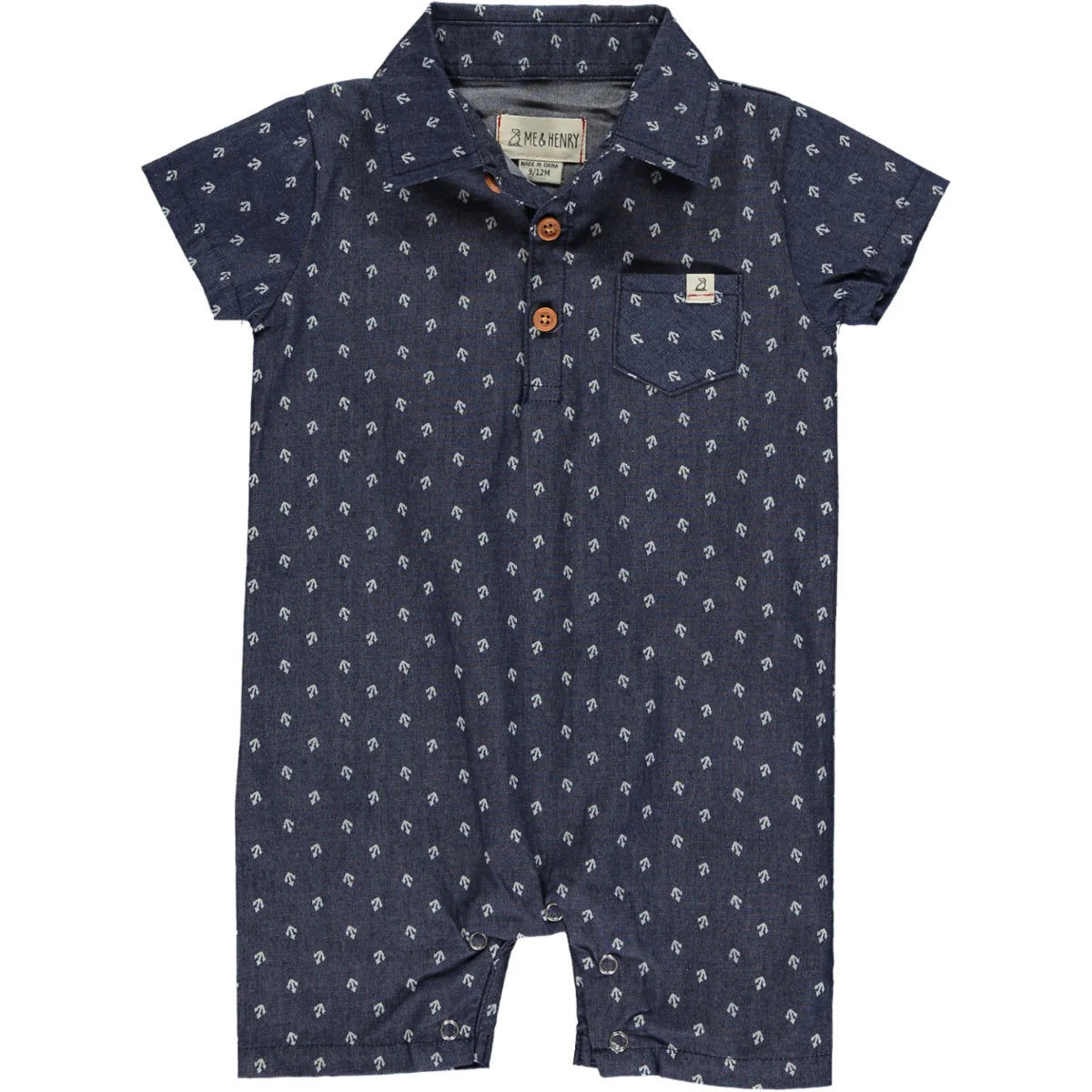 Romper -  Chambray Anchor