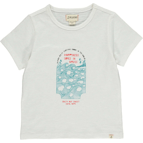 Falmouth Happiness Comes in Waves Tee