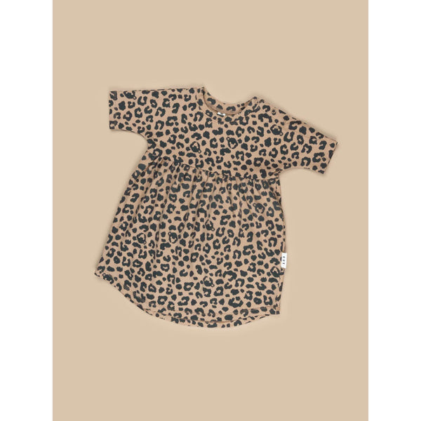 Leopard Swirl Dress w/ Hidden Logo