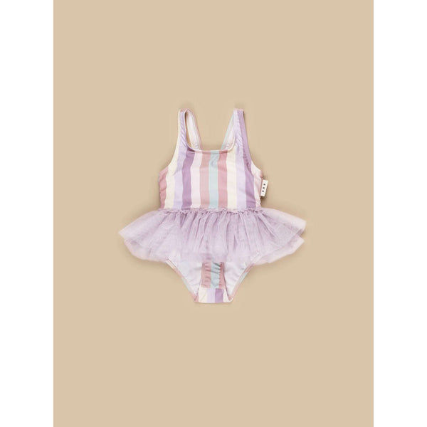 Stripe Ballet Swimsuit - Size 6