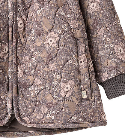 Thermo Jacket Thilde - Purple Stone Flowers