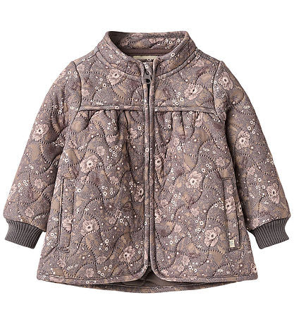 Thermo Jacket Thilde - Purple Stone Flowers