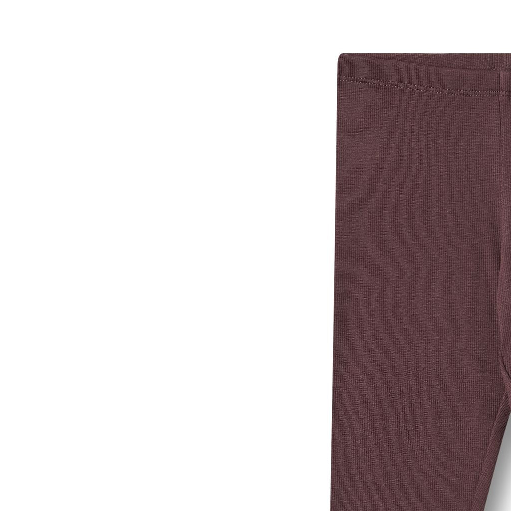 Rib Leggings - Fudge