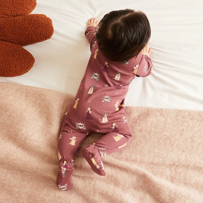 Princesses Print on Merlot Sleeper