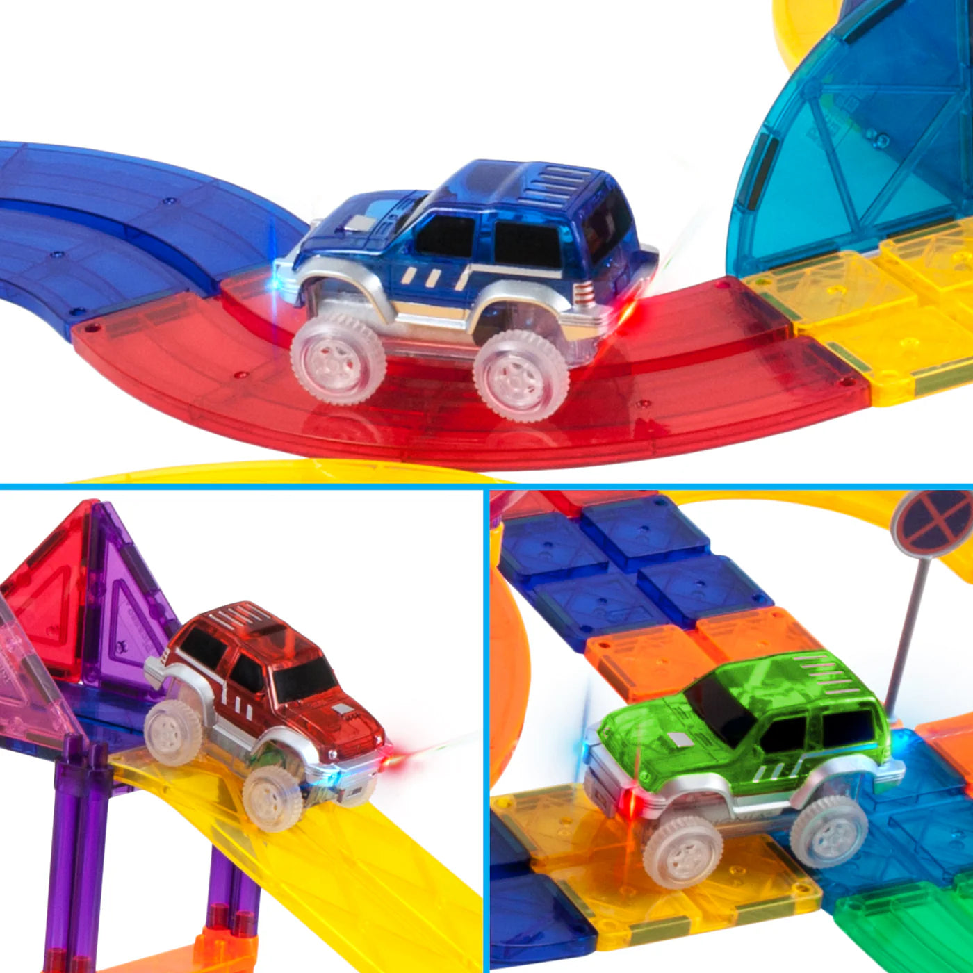 Picasso Tiles 3 Pack Cars