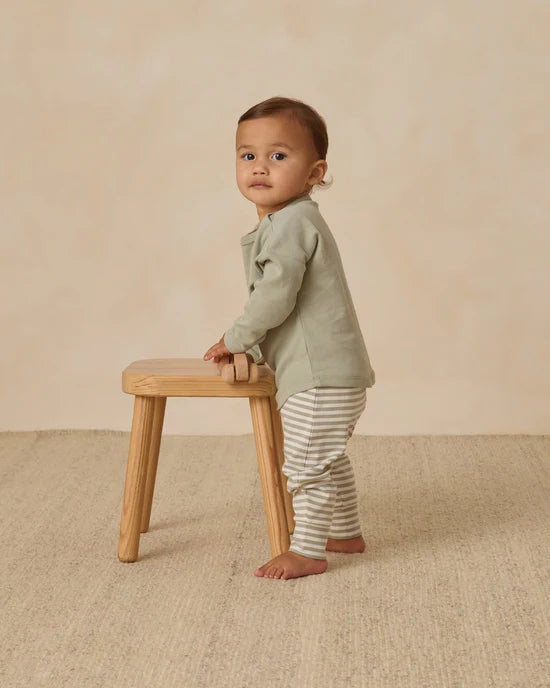 Drawstring Pant - Fern Stripe