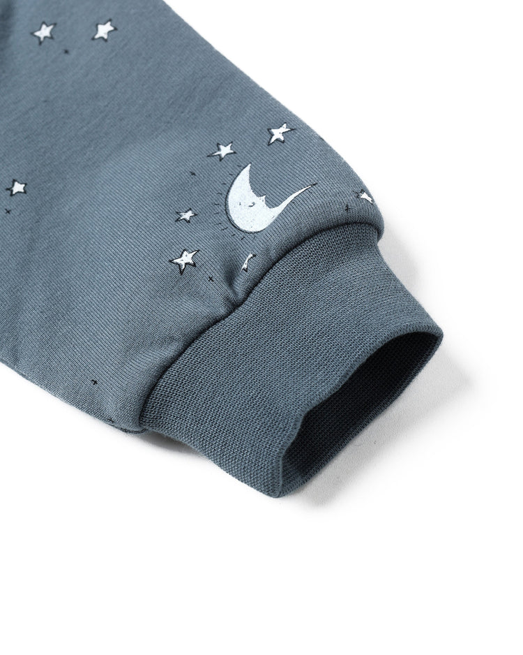 Relaxed Fleece Sweatshirt - Silver Moons