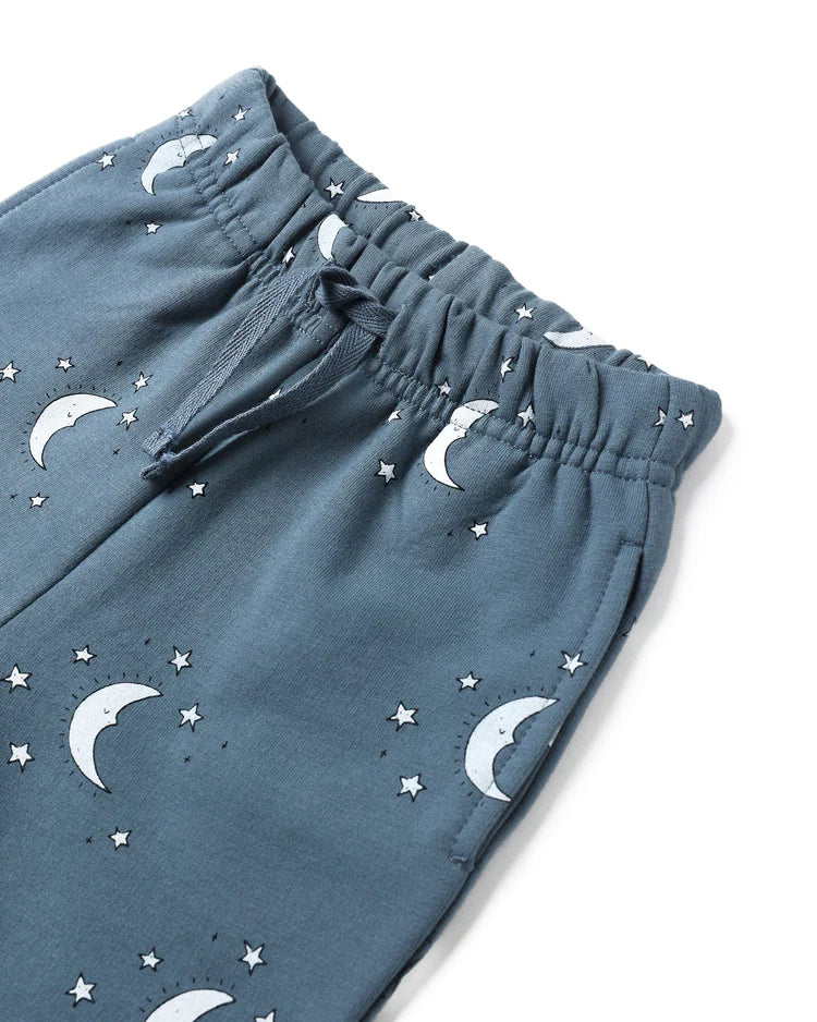 Relaxed Fleece Sweatpant - Silver Moons