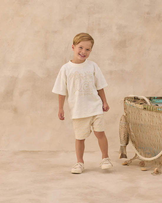 Sam Short - Butterscotch Stripe